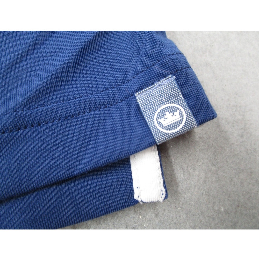 Peter Millar Seaside Mens XXL Blue Short Sleeve Polo Shirt MF21K01S - Picture 4 of 10